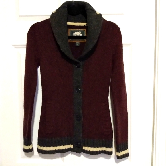 Roots Sweaters Roots Canada Wool Blend Cardigan Sweater Xs Poshmark